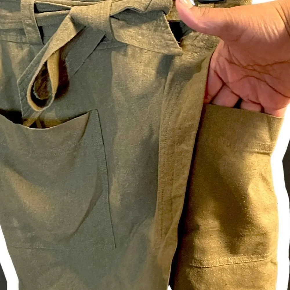 💥2/$15💥 Madewell High-waist Tie skirt 100% silk - Picture 3 of 6
